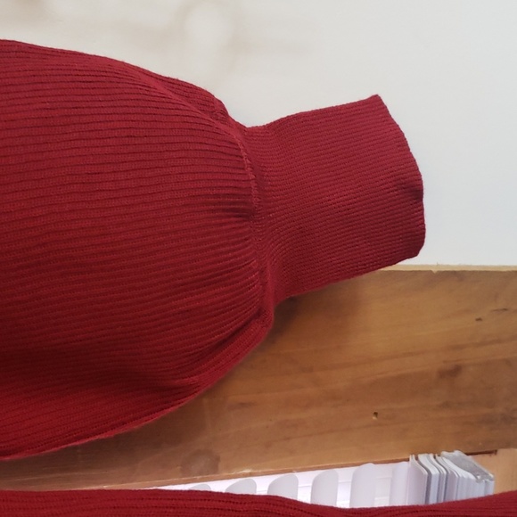 NWT Pretty garden sweater dress with side split - Picture 4 of 13